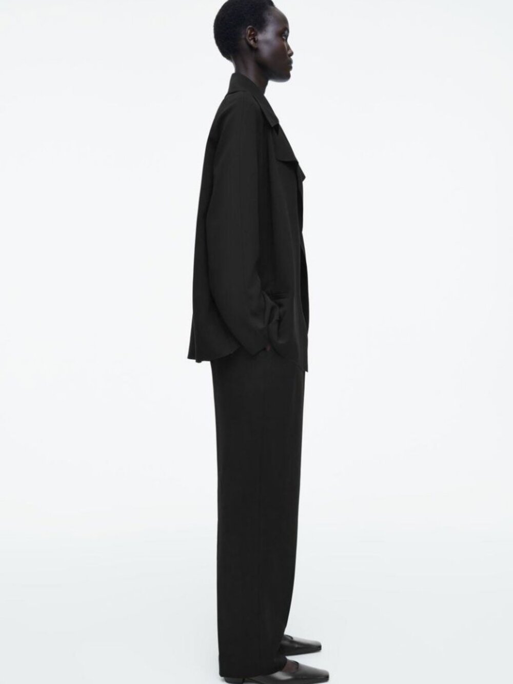 COS Fluid Crepe Blazer.  SZ S - Picture 4 of 5